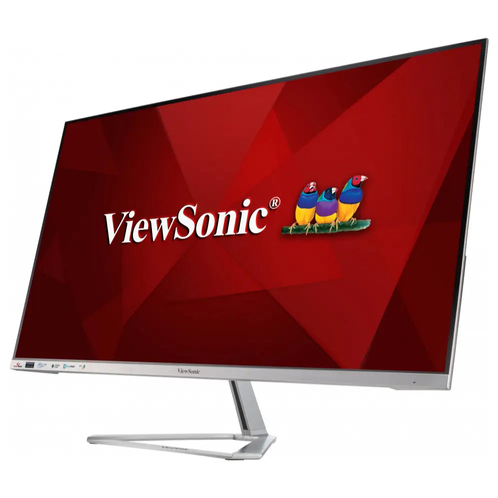 ViewSonic VX3276-2K-MHD-2 Entertainment Monitor 32 Inch IPS QHD HDR10 Silver