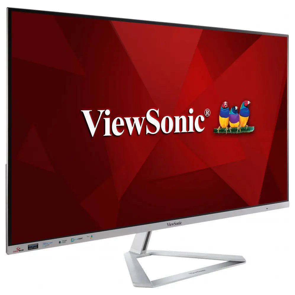 ViewSonic VX3276-2K-MHD-2 Entertainment Monitor 32 Inch IPS QHD HDR10 Silver