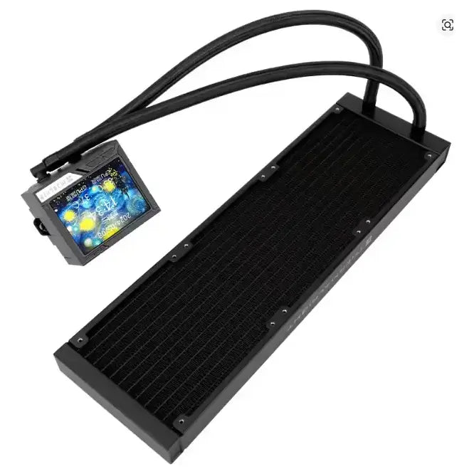 Thermalright Mjolnir Vision X 360 AIO CPU Liquid Cooler 3.5 inch IPS LCD 320 x 240 for AM4 AM5 LGA1700 LGA1851 Black