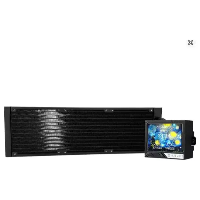 Thermalright Mjolnir Vision X 360 AIO CPU Liquid Cooler 3.5 inch IPS LCD 320 x 240 for AM4 AM5 LGA1700 LGA1851 Black
