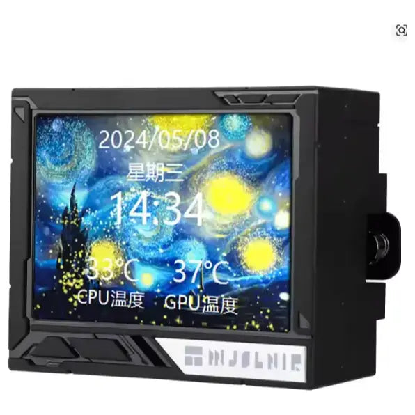 Thermalright Mjolnir Vision X 360 AIO CPU Liquid Cooler 3.5 inch IPS LCD 320 x 240 for AM4 AM5 LGA1700 LGA1851 Black
