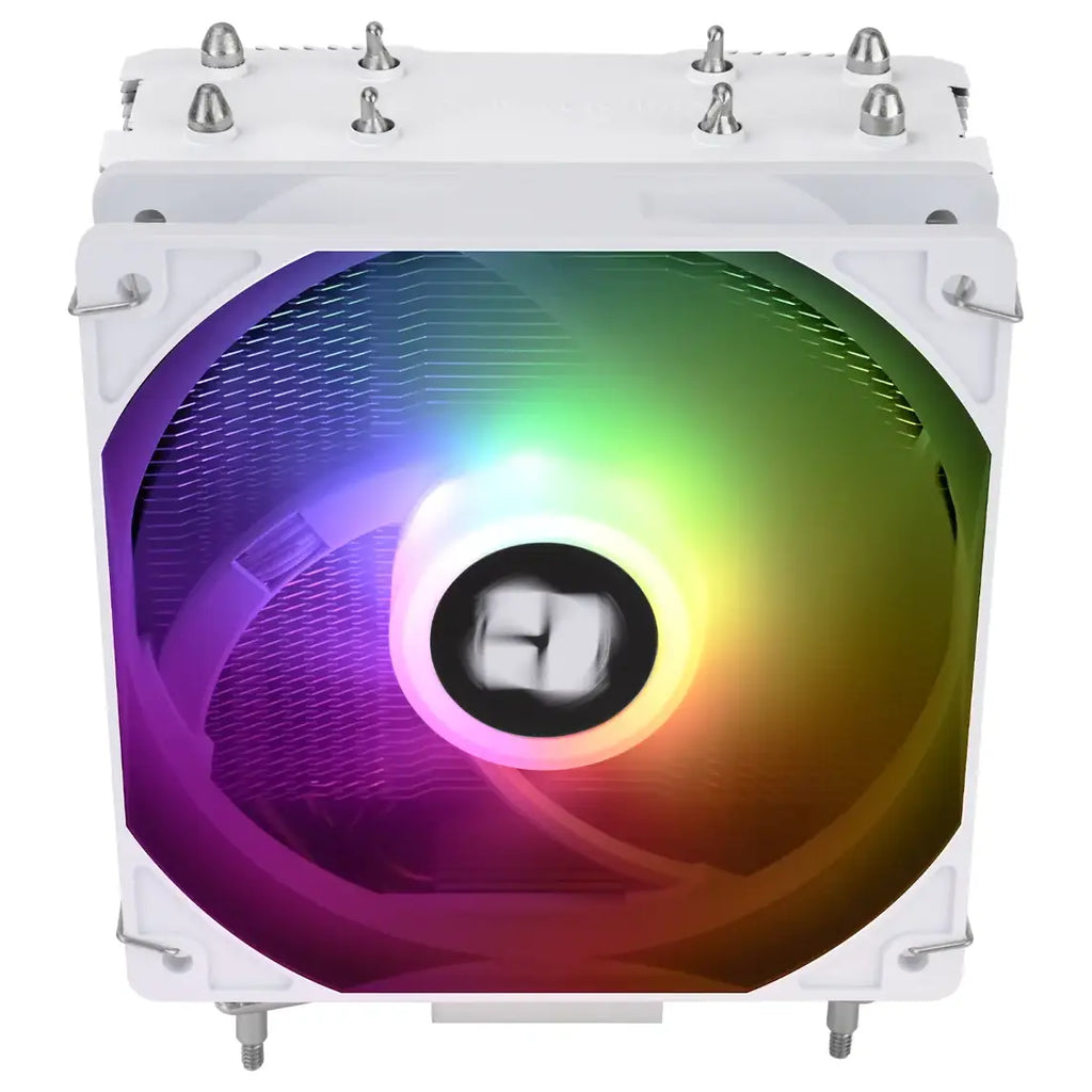 Thermalright Assassin X 120 Refined SE ARGB White CPU Air Cooler, 4x Heat Pipes, 1 TL-C12C-S PWM Fan, AM4 AM5, White