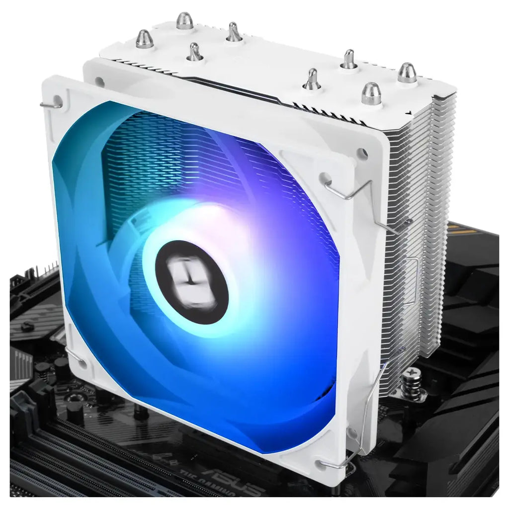 Thermalright Assassin X 120 Refined SE ARGB White CPU Air Cooler, 4x Heat Pipes, 1 TL-C12C-S PWM Fan, AM4 AM5, White
