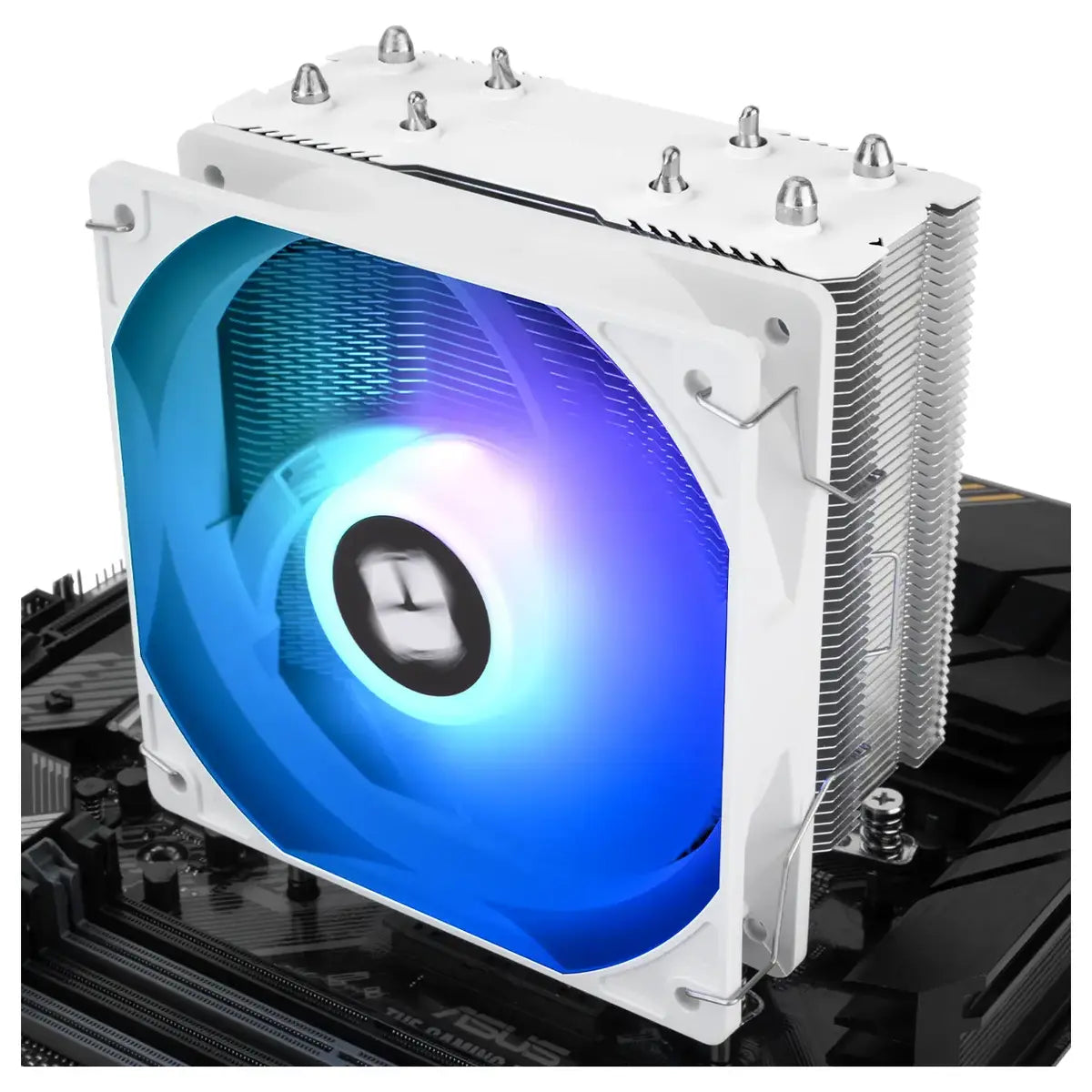 Thermalright Assassin X 120 Refined SE ARGB White CPU Air Cooler, 4x Heat Pipes, 1 TL-C12C-S PWM Fan, AM4 AM5, White