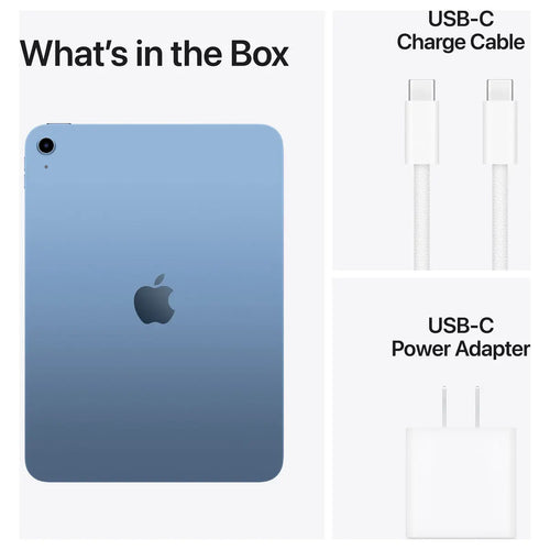 Apple 11" iPad A16 Chip, 256GB, Wi-Fi 6, 11" Liquid Retina 2360 x 1640, 12MP Front and Rear Cameras, iPadOS, Blue, MD4H4