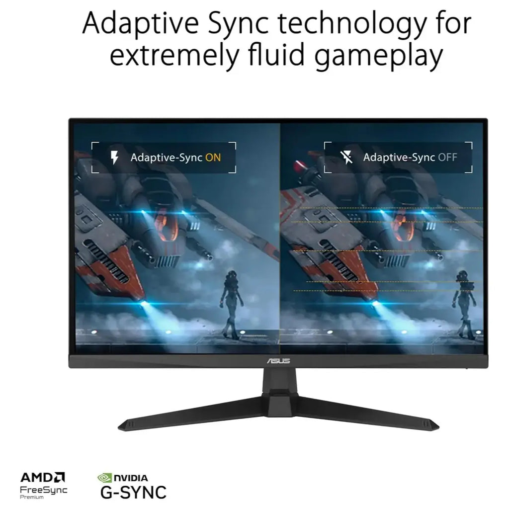 Asus TUF Gaming VG259QM5A Monitor, 25" Fast IPS, FHD 1920x1080, 240Hz, 0.3ms, FreeSync and G-Sync Compatible, Black