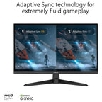 Asus TUF Gaming VG259QM5A Monitor, 25" Fast IPS, FHD 1920x1080, 240Hz, 0.3ms, FreeSync and G-Sync Compatible, Black
