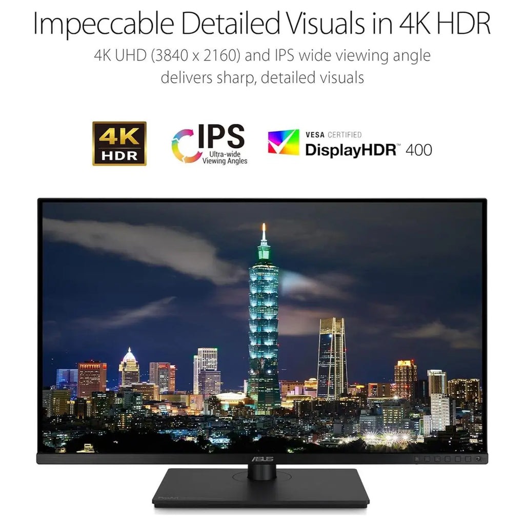 ASUS ProArt Display PA329CV Professional Monitor - 32" IPS 4K UHD, 100% sRGB, USB-C, HDR-400, Adaptive-Sync