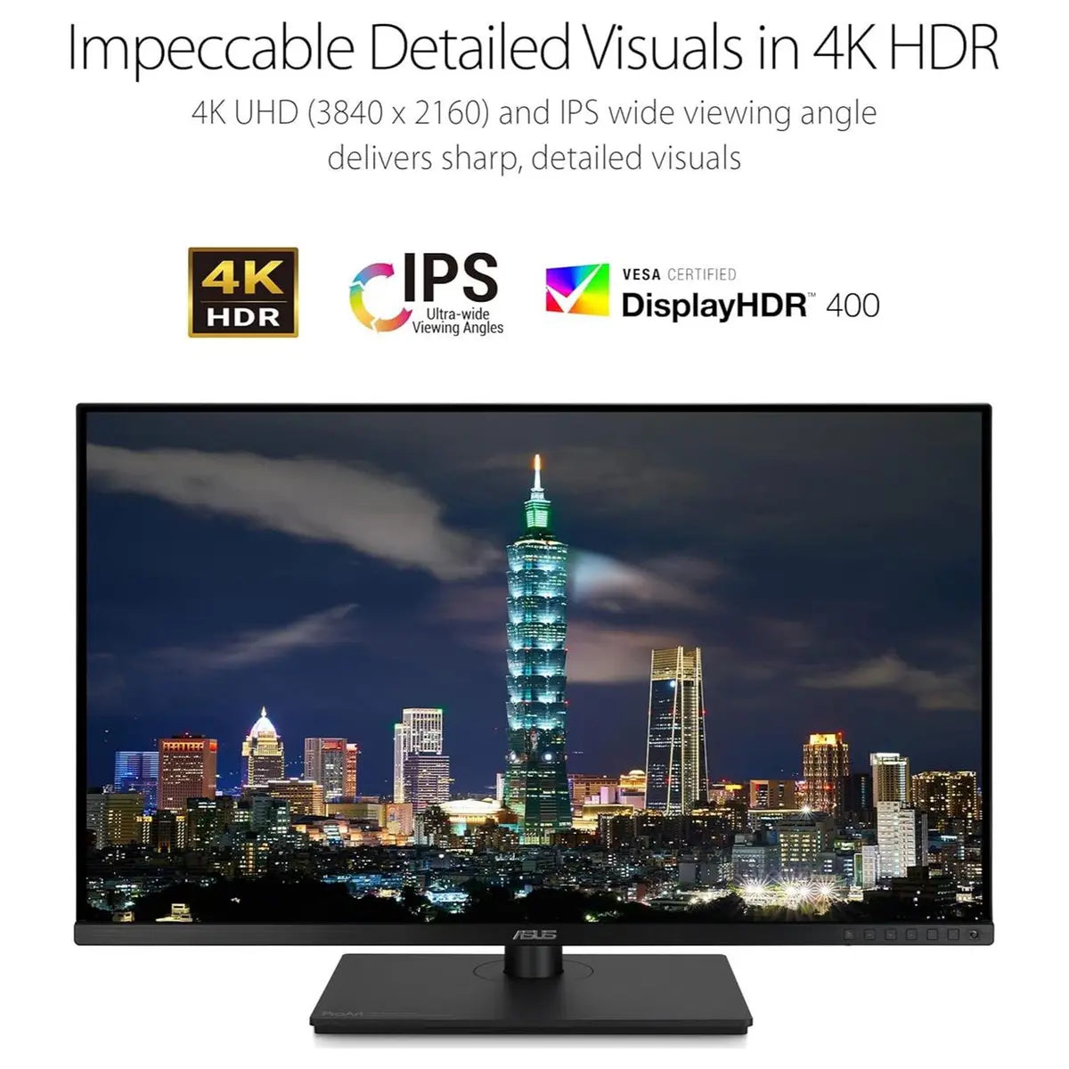 ASUS ProArt Display PA329CV Professional Monitor - 32" IPS 4K UHD, 100% sRGB, USB-C, HDR-400, Adaptive-Sync