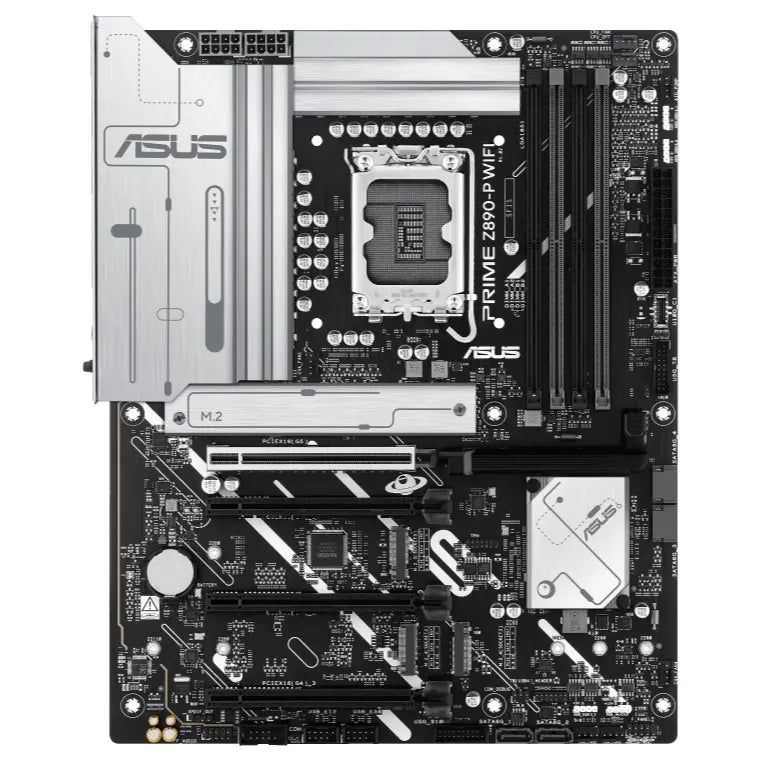 ASUS PRIME Z890-P WIFI-CSM Z890 ATX Motherboard, LGA1851, DDR5 Up To 7600+MT/s, PCIe 5.0 x16 and M.2, Wi-Fi 7, 2.5Gb Ethernet, Thunderbolt 4 USB Type-C