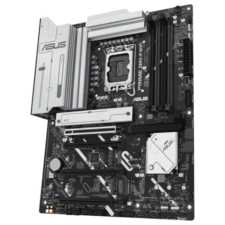 ASUS PRIME Z890-P WIFI-CSM Z890 ATX Motherboard, LGA1851, DDR5 Up To 7600+MT/s, PCIe 5.0 x16 and M.2, Wi-Fi 7, 2.5Gb Ethernet, Thunderbolt 4 USB Type-C