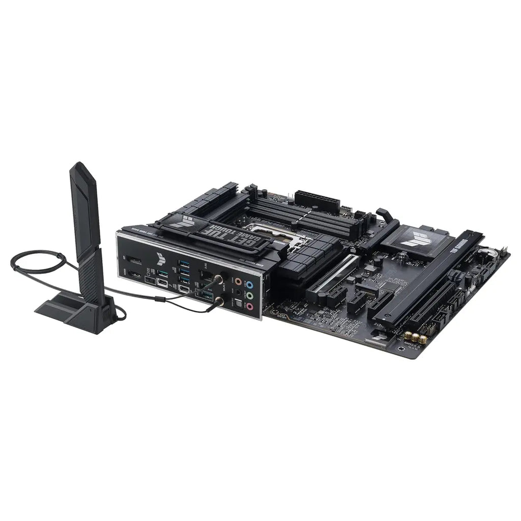 ASUS TUF Gaming Z890-PLUS WiFi ATX Motherboard, Z890 LGA1851, DDR5, PCIe5.0, Thunderbolt4 Type-C, 4xM.2, Wi-Fi7, 2.5Gb