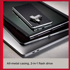 SanDisk Ultra Dual Drive Luxe 1TB, USB 3.2 Gen 1, USB Type-C and Type-A, Up To 400MB/s, SDDDC4-1T00-GAM46