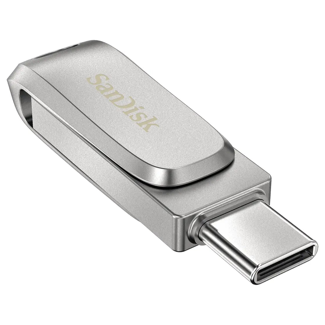SanDisk Ultra Dual Drive Luxe USB Type-C Flash Drive, 256GB USB 3.2 Gen 1, Up To 400MB/s Read, SDDDC4-256G-G46, Silver