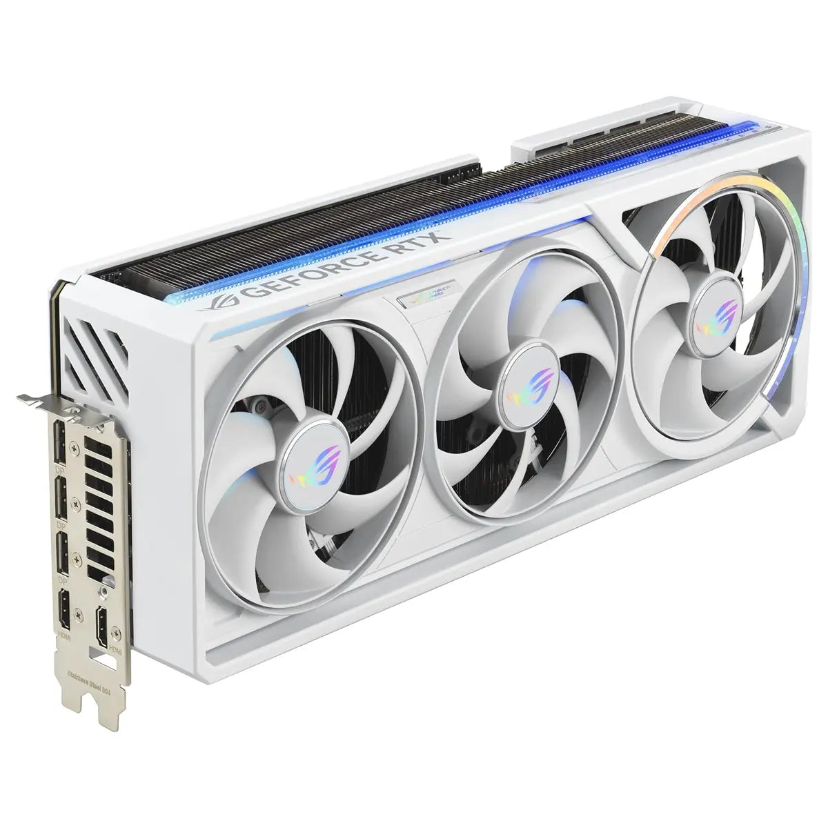 ASUS ROG Astral GeForce RTX 5080 16GB GDDR7 Video Graphics Card, OC 2790MHz, Quad-Fan, 2xHDMI2.1b 3xDisplayPort2.1b, White, ROG-ASTRAL-RTX5080-O16G-WHITE