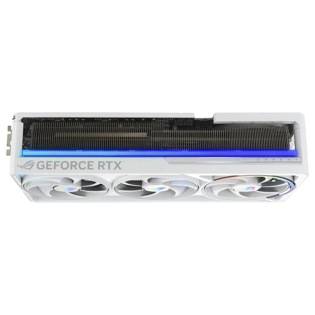 ASUS ROG Astral GeForce RTX 5080 16GB GDDR7 Video Graphics Card, OC 2790MHz, Quad-Fan, 2xHDMI2.1b 3xDisplayPort2.1b, White, ROG-ASTRAL-RTX5080-O16G-WHITE