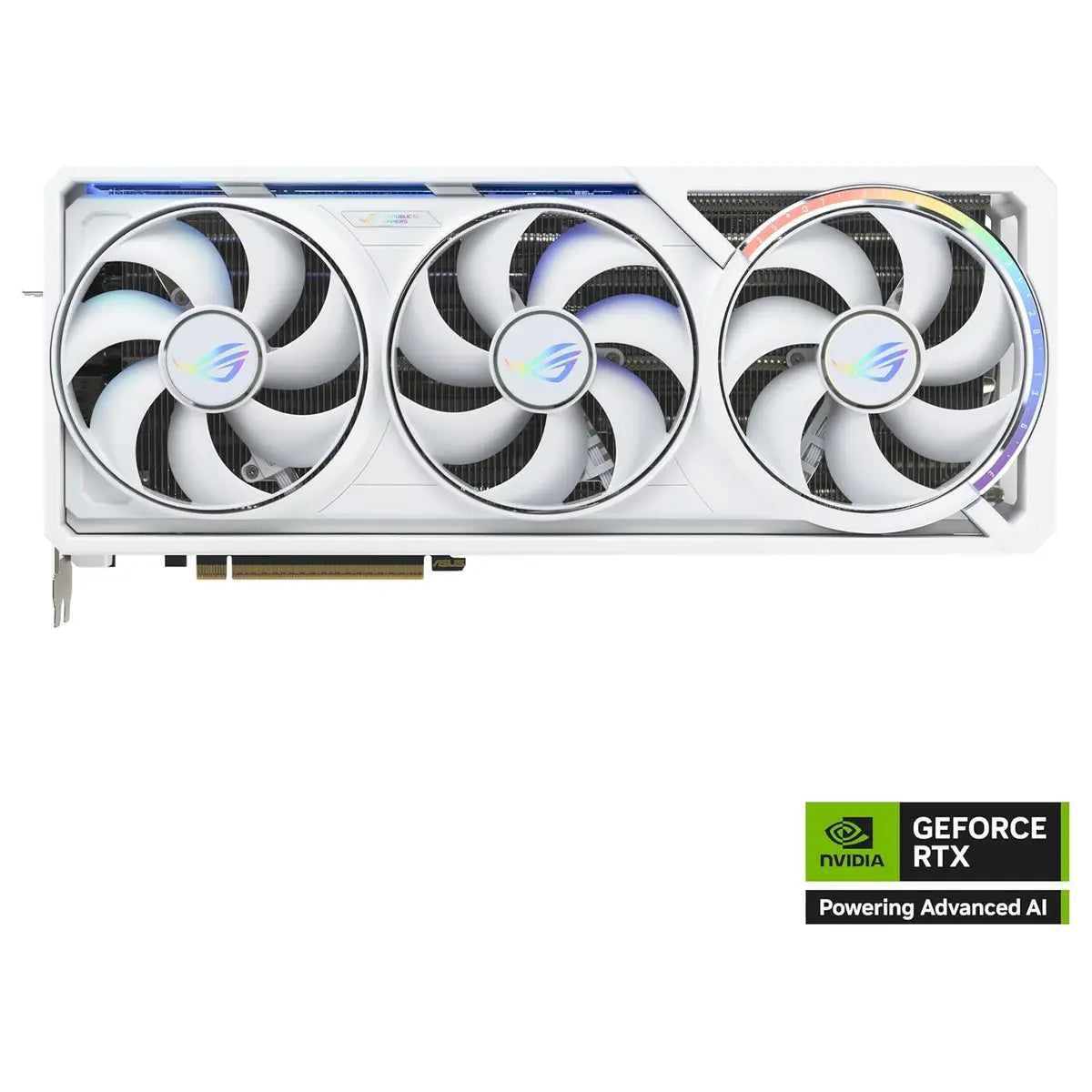 ASUS ROG Astral GeForce RTX 5080 16GB GDDR7 Video Graphics Card, OC 2790MHz, Quad-Fan, 2xHDMI2.1b 3xDisplayPort2.1b, White, ROG-ASTRAL-RTX5080-O16G-WHITE
