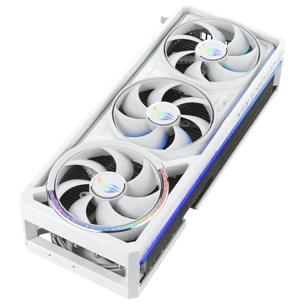ASUS ROG Astral GeForce RTX 5080 16GB GDDR7 Video Graphics Card, OC 2790MHz, Quad-Fan, 2xHDMI2.1b 3xDisplayPort2.1b, White, ROG-ASTRAL-RTX5080-O16G-WHITE