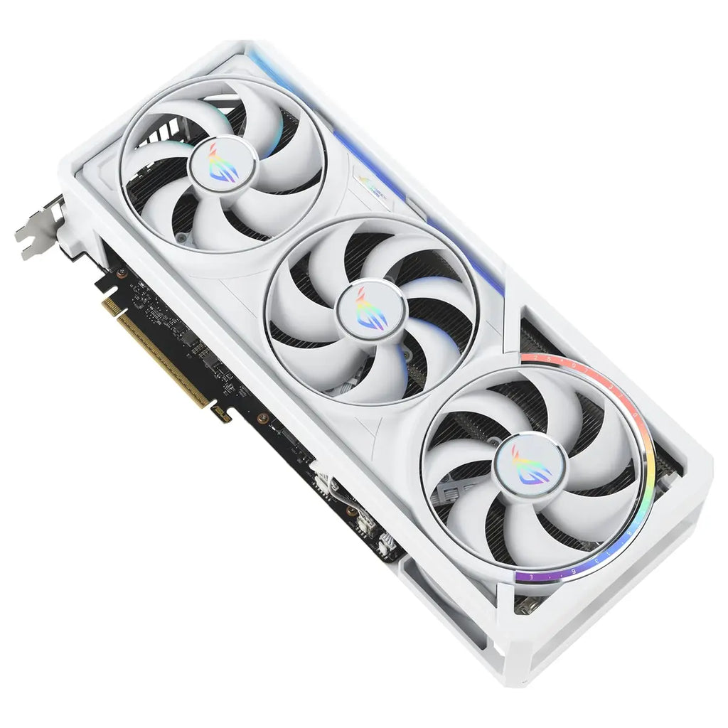 ASUS ROG Astral GeForce RTX 5080 16GB GDDR7 Video Graphics Card, OC 2790MHz, Quad-Fan, 2xHDMI2.1b 3xDisplayPort2.1b, White, ROG-ASTRAL-RTX5080-O16G-WHITE