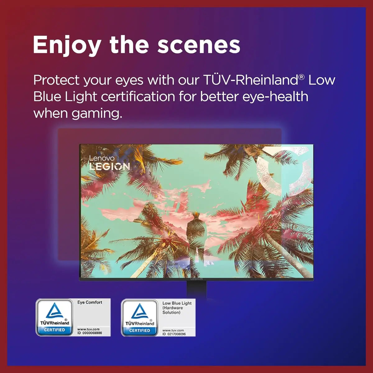 Lenovo Legion R27s Gaming Monitor, 27" FHD 144Hz IPS, 1ms MPRT, HDMI 2.1 and DisplayPort 1.2, Raven Black