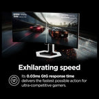 Lenovo Legion Pro 34WD-10 Curved Gaming Monitor, 34" WQHD OLED 240Hz, 3440x1440, 0.03ms MPRT, AMD FreeSync Premium Pro, HDR TB400, KVM, USB-C, HDMI 2.1, DP 1.4, Raven Black