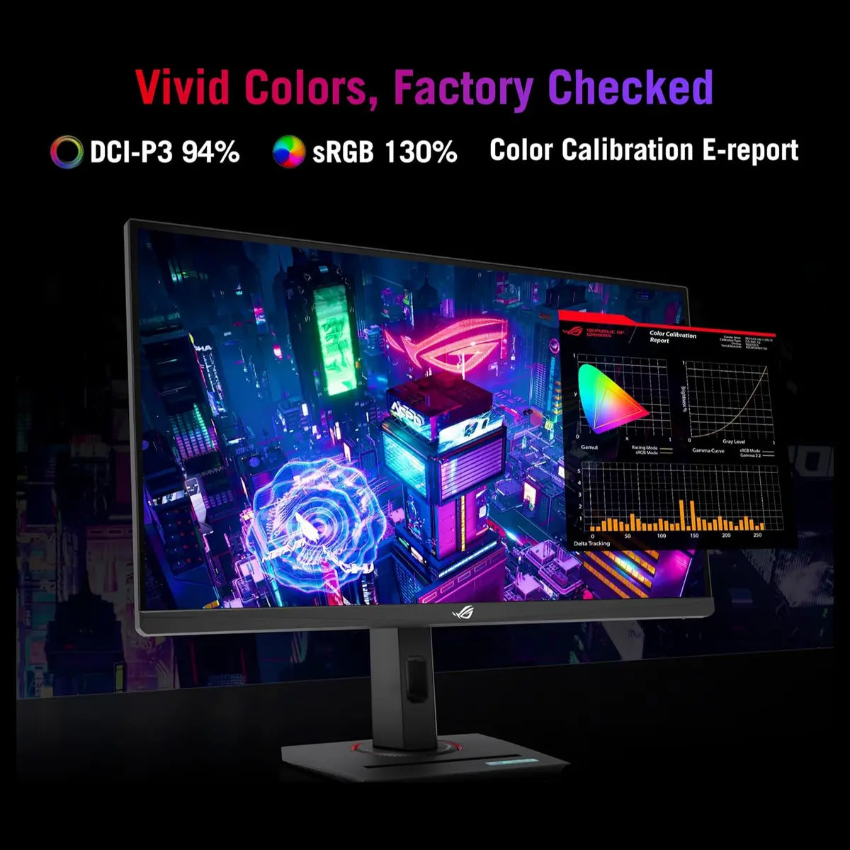 ASUS ROG Strix XG27ACMS, 27" QHD 320Hz, Fast IPS 0.3ms, HDR, USB-C, G-SYNC Compatible