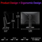 ASUS ROG Strix XG27ACMS, 27" QHD 320Hz, Fast IPS 0.3ms, HDR, USB-C, G-SYNC Compatible