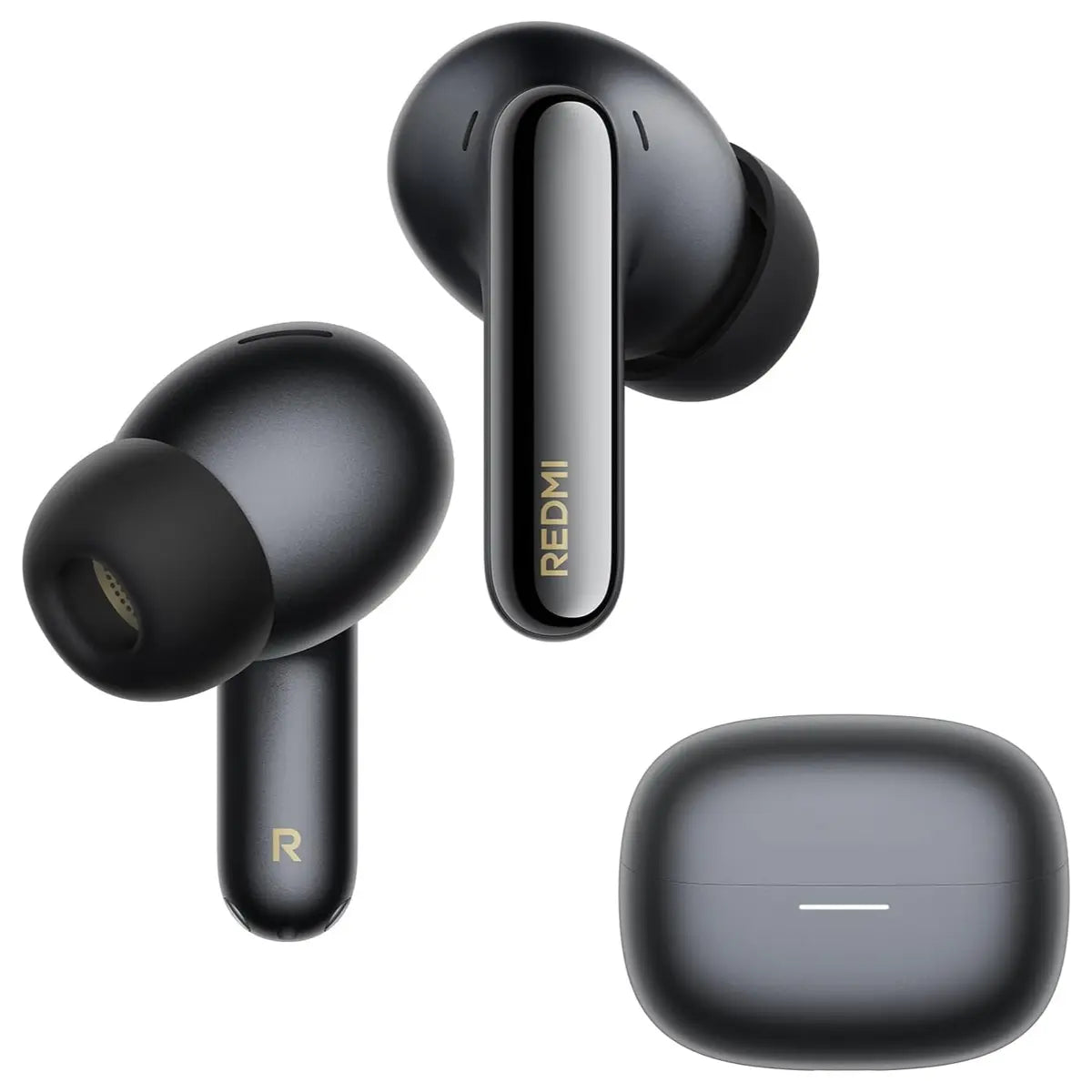 Xiaomi Redmi Buds 8 Pro True Wireless Bluetooth In-Ear Earbuds, 55dB Active Noise Cancelling, Triple Driver, Hi-Res HiFi Sound, Dolby Audio, 33h+ Battery Life, Bluetooth 5.4, IP54, Obsidian Black