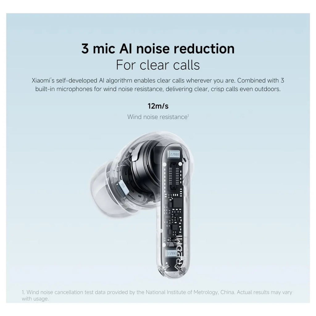 Xiaomi Redmi Buds 8 Pro True Wireless Bluetooth In-Ear Earbuds, 55dB Active Noise Cancelling, Triple Driver, Hi-Res HiFi Sound, Dolby Audio, 33h+ Battery Life, Bluetooth 5.4, IP54, Obsidian Black