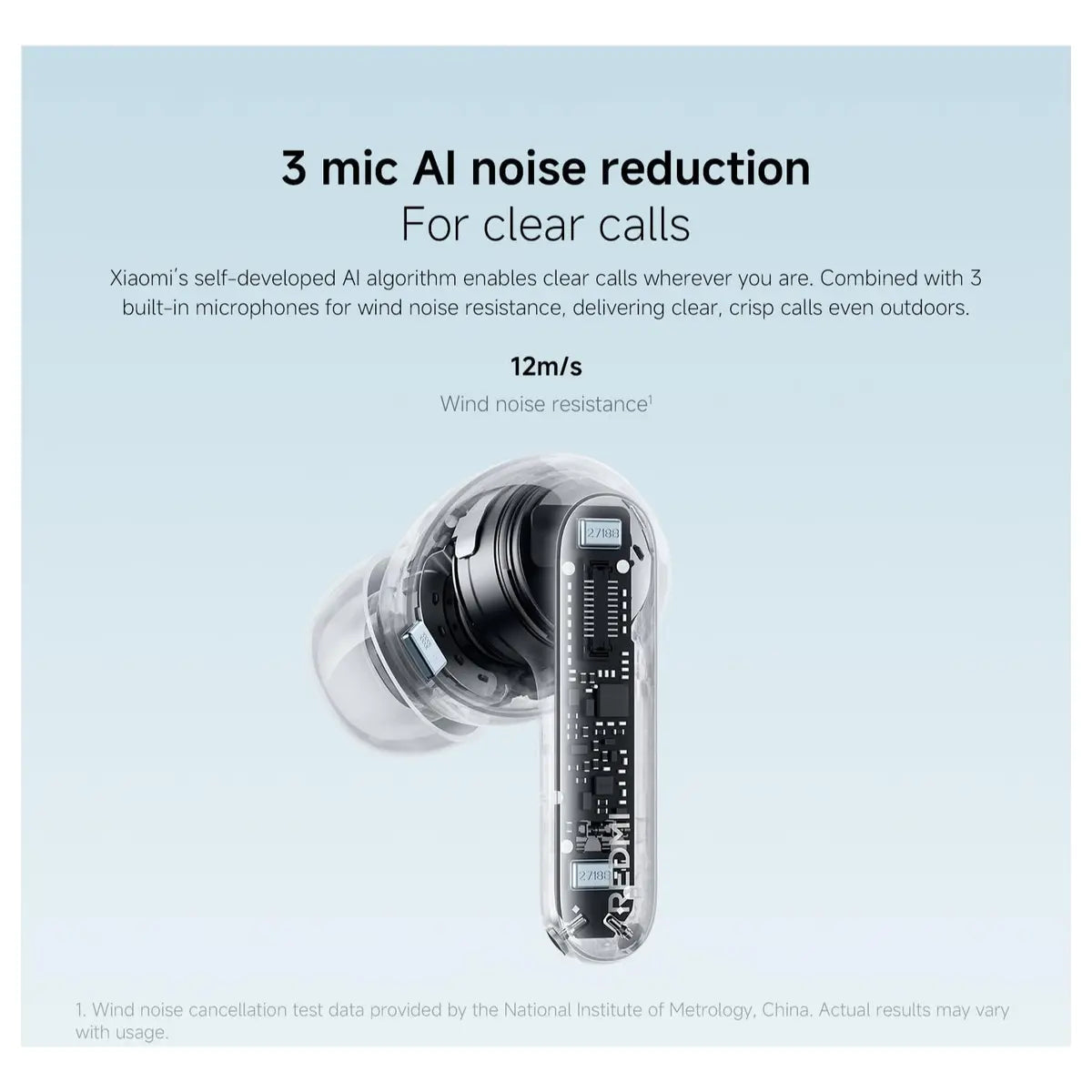 Xiaomi Redmi Buds 8 Pro True Wireless Bluetooth In-Ear Earbuds, 55dB Active Noise Cancelling, Triple Driver, Hi-Res HiFi Sound, Dolby Audio, 33h+ Battery Life, Bluetooth 5.4, IP54, Obsidian Black