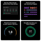 WHOOP Peak 5.0/MG Activity Tracker, 12 Month Membership, 24/7 Activity and Sleep Tracker, Personalized Coaching, 14+ Days Battery Life