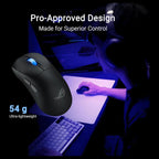 Asus Rog Keris II Ace Wireless Gaming Mouse, 42,000 DPI Optical Sensor, Up To 8000 Hz Polling Rate, Tri-Mode Connectivity, Black
