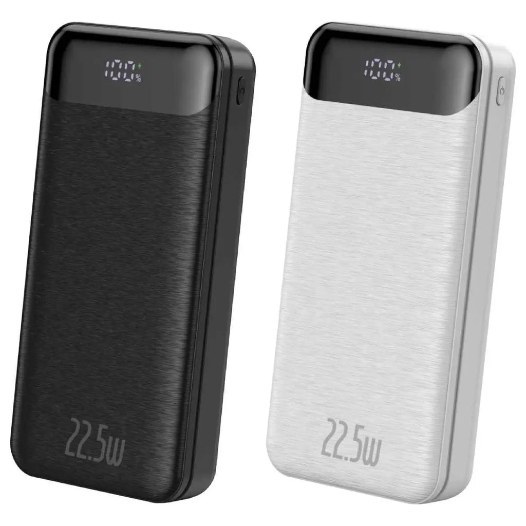 Amaze NEXUS Pro 20000mAh Power Bank, Fast Charging, Dual Input Micro USB and USB-C, USB-A and USB-C Output, Model A233, White or Black