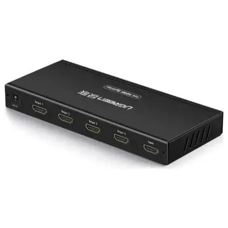 Ugreen HDMI Splitter 1 In 4 Out, 4K 30Hz, HDMI 1.4, 3D, Dolby TrueHD DTS-HD Master Audio LPCM, Plug and Play, Black, 40202