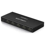 Ugreen HDMI Splitter 1 In 4 Out, 4K 30Hz, HDMI 1.4, 3D, Dolby TrueHD DTS-HD Master Audio LPCM, Plug and Play, Black, 40202