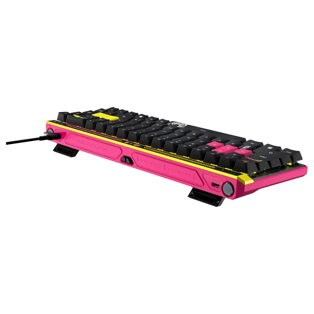 Asus ROG Falchion Ace HFX Wired Gaming Keyboard, 65% Analog, ROG HFX Magnetic Switches, Rapid Trigger, 8000Hz Polling, Dual USB Type-C Ports, Touch Panel, PBT Keycaps, Protective Cover, ZywOo Edition
