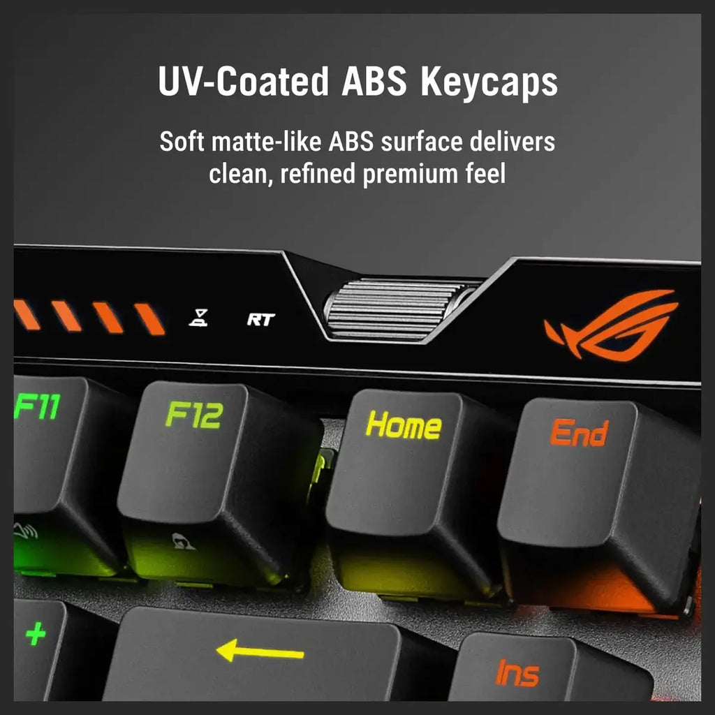 Asus Rog Falchion Ace 75 HE Gaming Keyboard, 75% TKL, Wired USB, Hot-Swappable ROG HFX V2 and V2X Magnetic Switches, Rapid Trigger Toggle, 8000Hz Polling, ROG Double Shot PBT Keycaps, Black