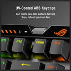 Asus Rog Falchion Ace 75 HE Gaming Keyboard, 75% TKL, Wired USB, Hot-Swappable ROG HFX V2 and V2X Magnetic Switches, Rapid Trigger Toggle, 8000Hz Polling, ROG Double Shot PBT Keycaps, Black
