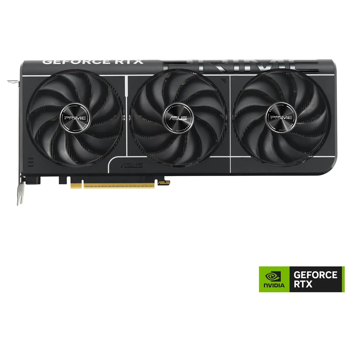 Asus Prime RTX 5080 OC Edition Graphics Card, 16GB GDDR7, PCIe 5.0, HDMI and DP 2.1, 2.5-Slot, Axial-Tech Fans, Vapor Chamber, Dual BIOS, SFF-Ready, PRIME-RTX5080-O16G