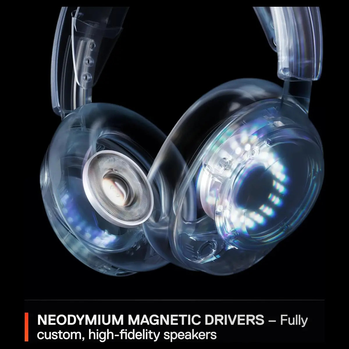 SteelSeries Arctis Nova 5 Multi-System Wireless Gaming Headset, Neodymium Magnetic Drivers, 100 Plus Audio Presets, 60HR Battery, 2.4GHz or Bluetooth 5.3, Gen2.X Mic, White, 61671
