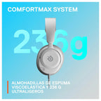 SteelSeries Arctis Nova 1P Multi-System Gaming Headset, Hi-Fi Drivers, 360 Degree Spatial Audio, Noise-Cancelling Mic, 3.5mm Jack, White, 61612