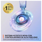 SteelSeries Arctis Nova 1P Multi-System Gaming Headset, Hi-Fi Drivers, 360 Degree Spatial Audio, Noise-Cancelling Mic, 3.5mm Jack, White, 61612