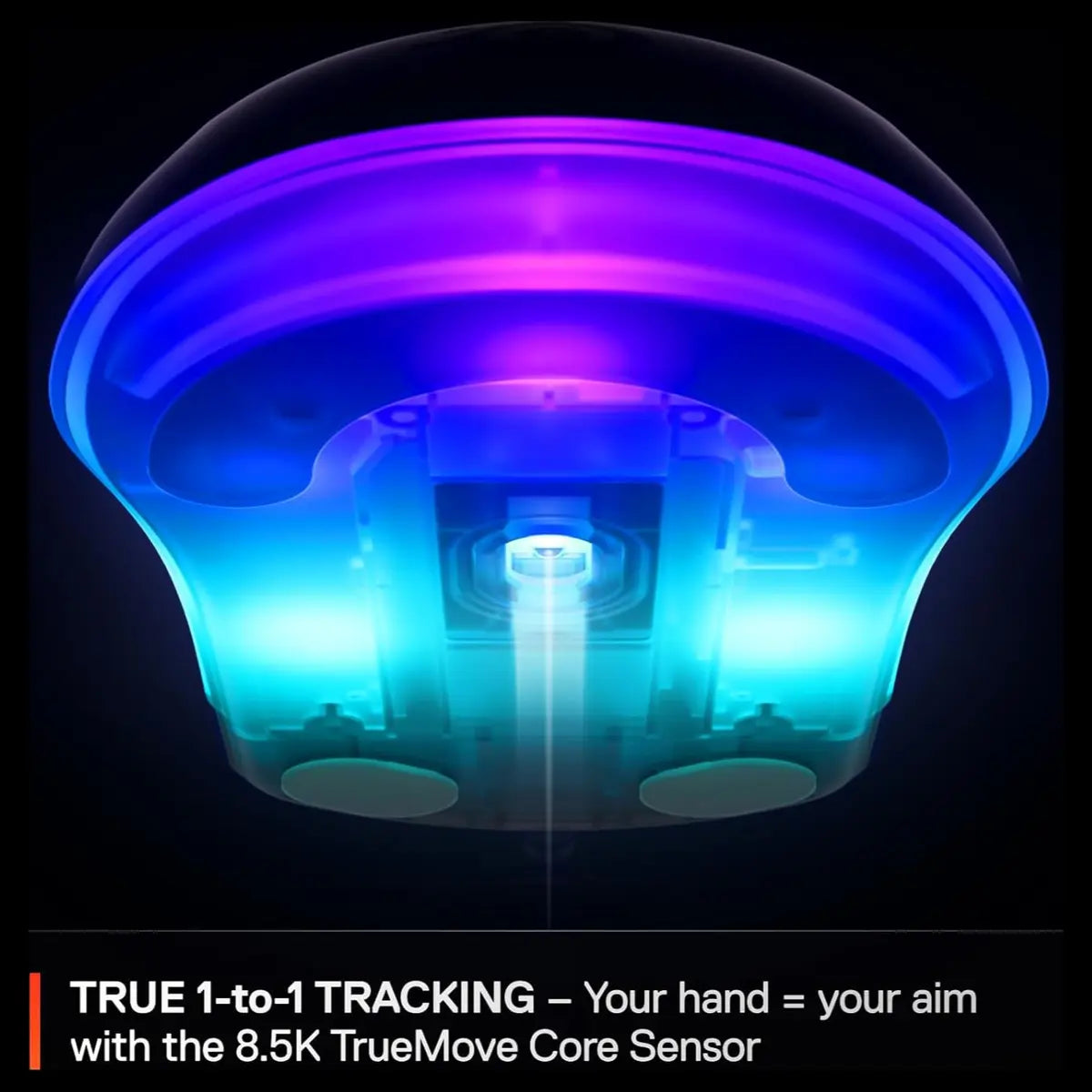SteelSeries Rival 3 Gen 2 Gaming Mouse, TrueMove Core 8500 DPI Optical Sensor, 1.35ms Click Latency, 60 Million Click Durability, 77g Lightweight, 3-Zone RGB, White 62516