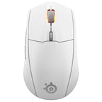 SteelSeries Rival 3 Wireless Gen 2 Gaming Mouse, 2.4GHz and Bluetooth, 18000 DPI TrueMove Air Optical Sensor, 60 Million Click Durability, 100% PTFE Feet, White 62524