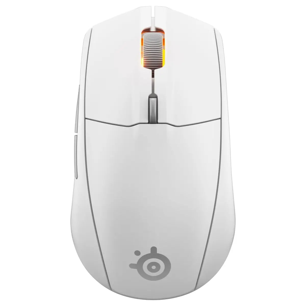 SteelSeries Rival 3 Wireless Gen 2 Gaming Mouse, 2.4GHz and Bluetooth, 18000 DPI TrueMove Air Optical Sensor, 60 Million Click Durability, 100% PTFE Feet, White 62524