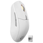 SteelSeries Rival 3 Wireless Gen 2 Gaming Mouse, 2.4GHz and Bluetooth, 18000 DPI TrueMove Air Optical Sensor, 60 Million Click Durability, 100% PTFE Feet, White 62524