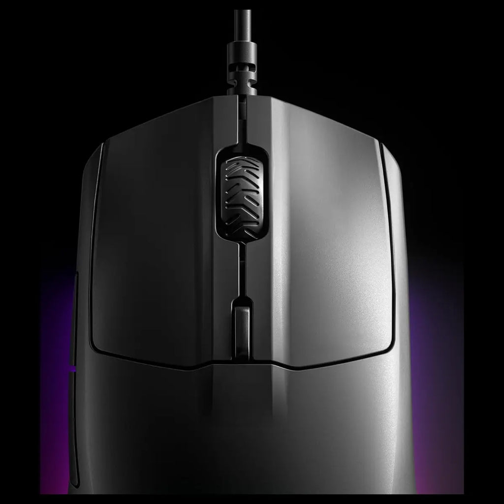 SteelSeries Rival 3 Gaming Mouse, TrueMove Core Optical Sensor 8500 CPI 300 IPS 35g, 60 Million Click Mechanical Switches, 3-Zone Prism Lighting, Wired, Black, 62513