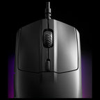 SteelSeries Rival 3 Gaming Mouse, TrueMove Core Optical Sensor 8500 CPI 300 IPS 35g, 60 Million Click Mechanical Switches, 3-Zone Prism Lighting, Wired, Black, 62513