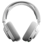 SteelSeries Arctis Nova 3P Wireless Gaming Headset, Mobile App Control, 40HR Battery With Fast Charging, 2.4GHz and Bluetooth, For PlayStation PC and Switch, White 61687
