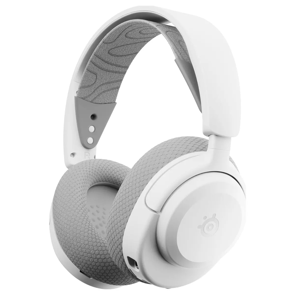SteelSeries Arctis Nova 3P Wireless Gaming Headset, Mobile App Control, 40HR Battery With Fast Charging, 2.4GHz and Bluetooth, For PlayStation PC and Switch, White 61687